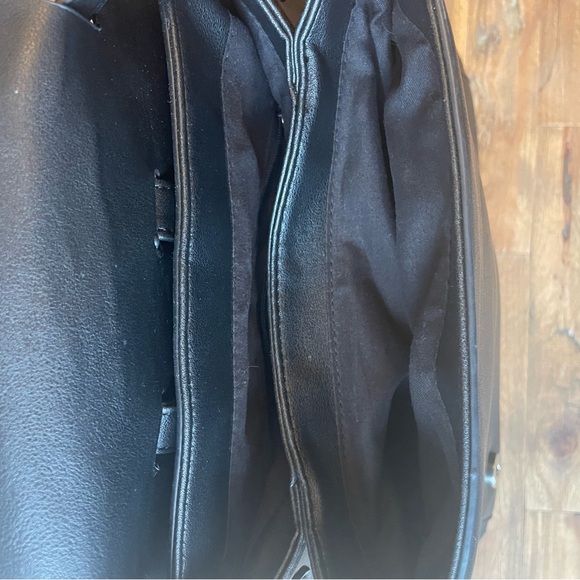 Black Leather Backpack - Picture 3 of 5